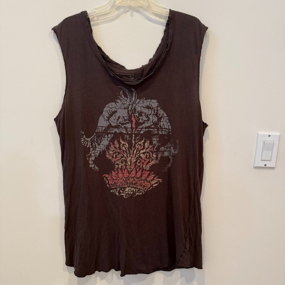 Free People We The Free graphic tank top, size M